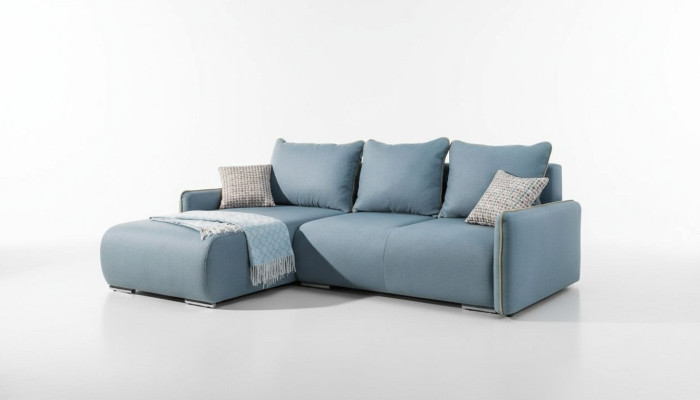 Hoekbank slaapbank bank bank bekleding hoek set bedfunctie zitbank banken nieuw