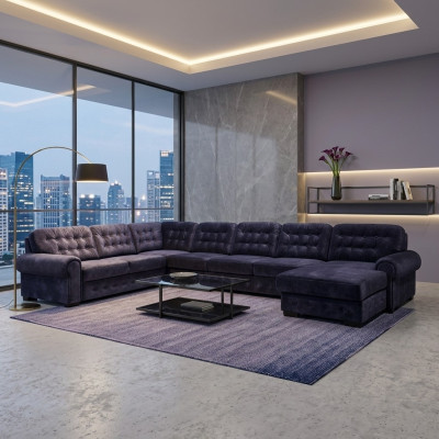 XXL Bank Bekleding Slaap Hoek Zitkussen Set Woonkamer Bankstel Sofa's Couches  XXL Bank Bekleding Slaap Hoek Zitkussen Set Woonkamer Bankstel Banken