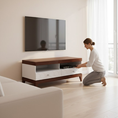RTV Klassieke hoogglans kast Sideboard TV-meubel Designer muur