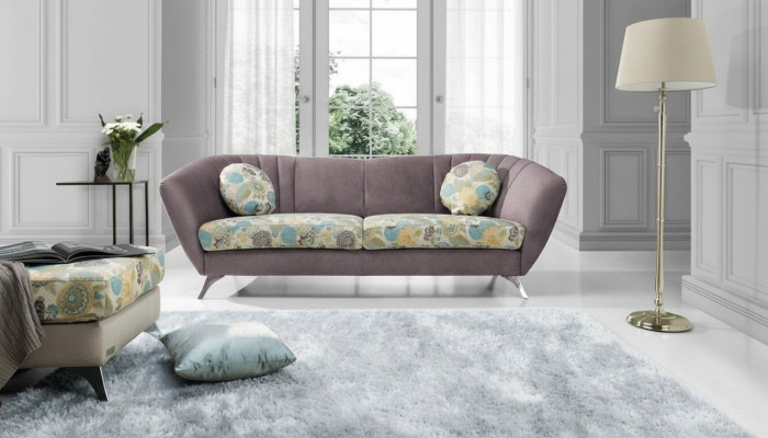 Ontwerp 3-zits Relax Clubbanken Loungebank Stoffen Beklede Bank Stoffen Bankstellen