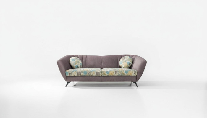 Ontwerp 3-zits Relax Clubbanken Loungebank Stoffen Beklede Bank Stoffen Bankstellen