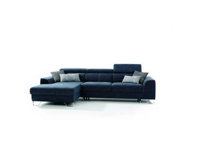 Stof Bank Bankstel Bekleding Hoek Ontwerp Garnituur Blauwe Woonlandschap Textiel