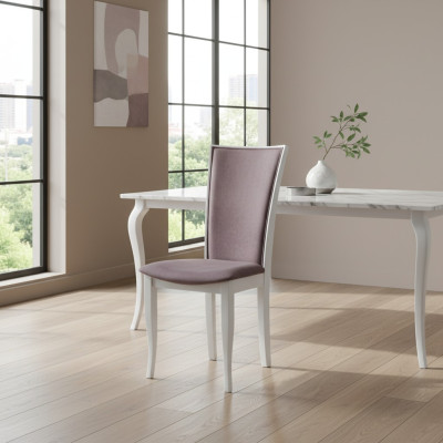 Luxe design gestoffeerde stoel stoelen zitten rug kantoor kantoor hout eetkamer
