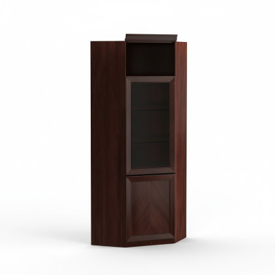 Systeemkantoorbar meubel vitrine archiefkast klassieke houten kast