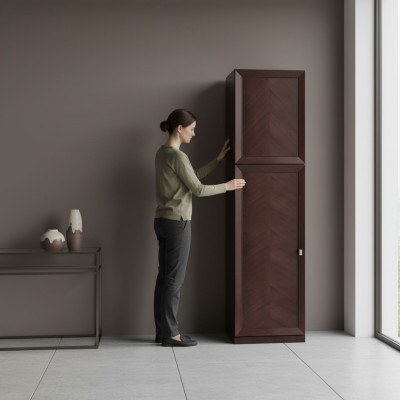 Systeem kantoormeubelen vitrine archiefkast decoratie klassieke houten kast rek