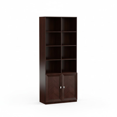 Systeemkantoor Meubels Decoratie Vitrine Archiefkast Klassieke houten kast Plank