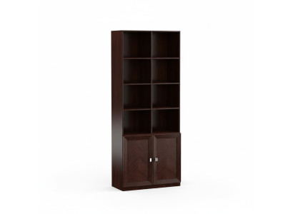 Systeemkantoor Meubels Decoratie Vitrine Archiefkast Klassieke houten kast Plank