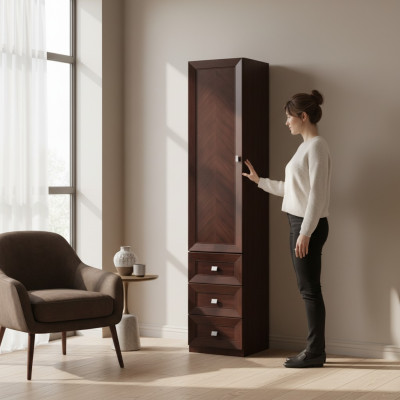 Systeem kantoor meubelen vitrine archiefkast plank klassieke houten decor kast.