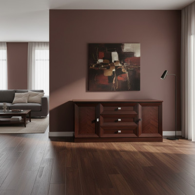 Kantoor ladekast houten kast houten dressoir klassieke dressoir ladenblokken.
