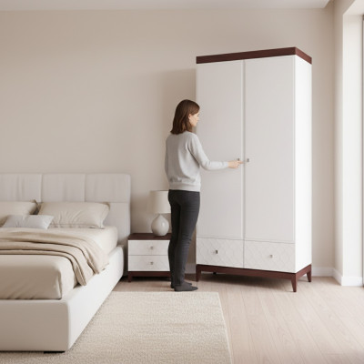 Kledingkast Designer Luxe Hotel Kast Hout Wandkast Edel
