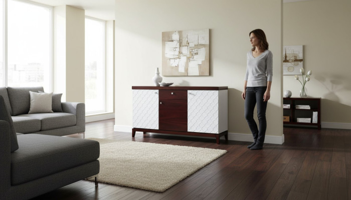 Ontwerper dressoir ladekast dressoir ladekasten decoratieve plank hout