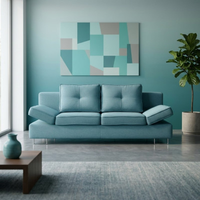 Slaapbank 3-zits slaapbank bedfunctie kantoor woonkamer bank sofa bekleding