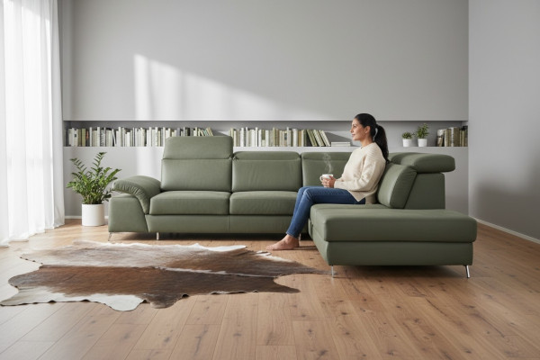 Ontwerp bank bank stoffen slaapbank woonkamer hoekbank textielstof