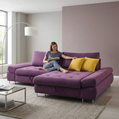 Slaapbank ontwerp woonkamer gestoffeerde hoekbank hoekbank bank bank