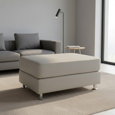 XXL Club Voetenbank Club Lounge Kruk Leder Textiel Ottoman Designer Poef  XXL Club Voetenbank Club Lounge Kruk Leder Textiel Ottoman Designer Poef