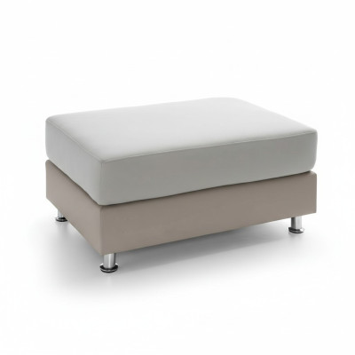 XXL Club Voetenbank Club Lounge Kruk Leder Textiel Ottoman Designer Poef  XXL Club Voetenbank Club Lounge Kruk Leder Textiel Ottoman Designer Poef