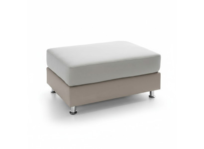 XXL Club Voetenbank Club Lounge Kruk Leder Textiel Ottoman Designer Poef  XXL Club Voetenbank Club Lounge Kruk Leder Textiel Ottoman Designer Poef