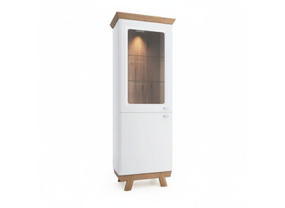 Moderne vitrinekast woonkamer hoge kast hotel vitrines Aspen AS-W12