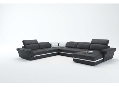 Leren bankstel Bank woonlandschap U-vorm Ontwerp Moderne banken Sofa's Leren bank Bank woonlandschap U-vorm Ontwerp Moderne banken Sofa's