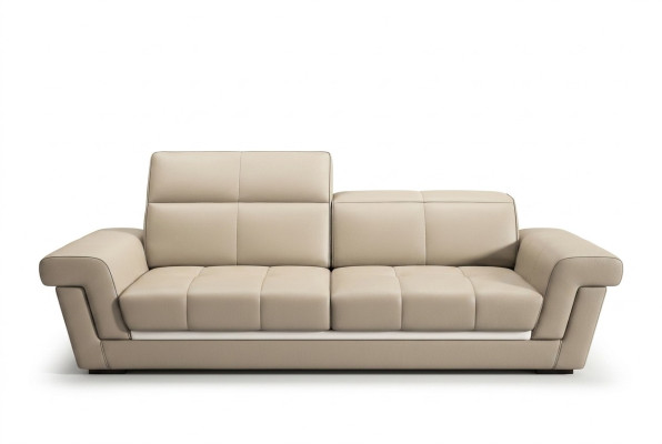 Leren bank bank woonlandschap 3-zits design moderne bank 5136_3ER
