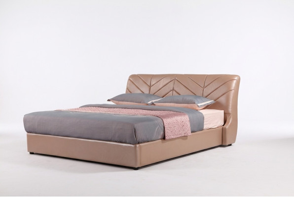 Modern luxe design bed XXL bedden stijl hotel dubbel leder 140 160