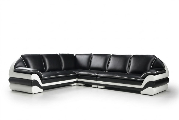 Leren bank Bank Woonruimte L-vorm Design Moderne Bank Klassiek