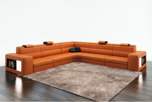 Design XXL Grote Hoekbank met Bekleding Hoekbank Leren Bankstel L-vorm