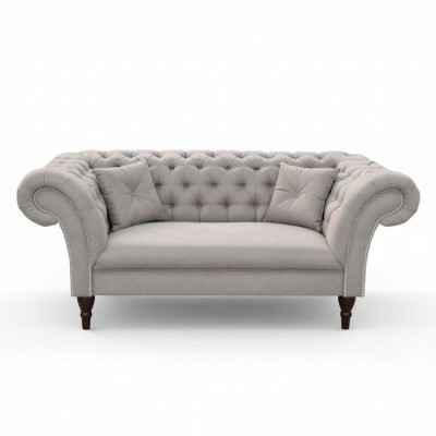 Chesterfield 2-zits bank gestoffeerde bank design club lounge 2-zits bankstel