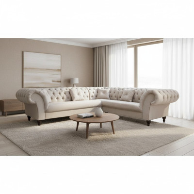 Chesterfield hoekbank Preston bank bankstel woonlandschap hoekbank hoek design nieuw