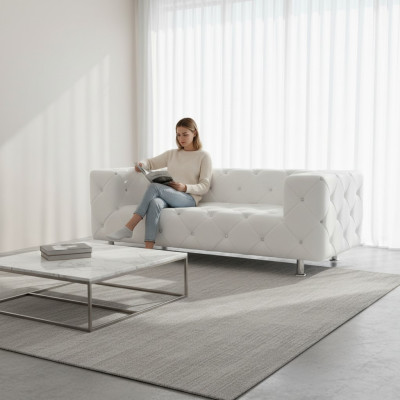Chesterfield bank leren bank ontwerper kristallen bank gestoffeerde banken banken nieuw