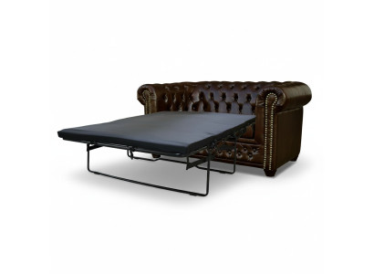 Chesterfield Sofa York 2-zits met slaapfunctie Bank Bekledingsbanken Banken Nieuw