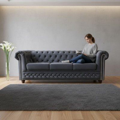 Chesterfield York Knipoog 3-zits bank gestoffeerde banken bankstellen Nieuwe bank Ontwerper