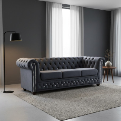 Chesterfield York Knipoog 3-zits bank gestoffeerde banken bankstellen Nieuwe bank Ontwerper