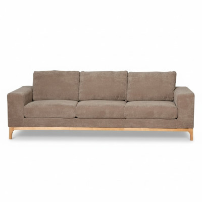Bankstel 3-zitsbank Beklede banken Bankstellen Woonkamer Design Textiel Stof Nieuw