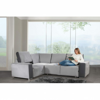 Ontwerp hoekbankbankbank met bekleding, zitbankhoeken banken met bedfunctie slaapbank.