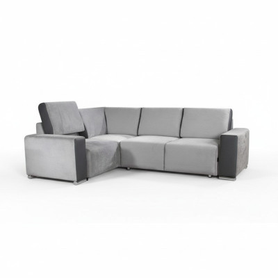 Ontwerp hoekbankbankbank met bekleding, zitbankhoeken banken met bedfunctie slaapbank.