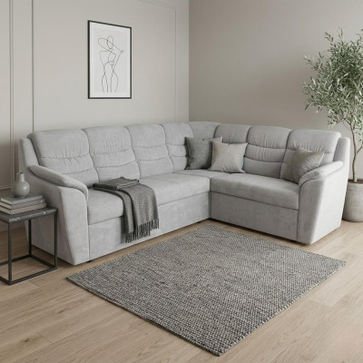 Slaapbank Uitschuifbare Bank Stof Hoekbank Bekleding Hoek Textiel Bankstellen Verso