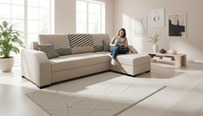 Slaapbank Bank Bekleding Woonkamer Hoekbank Functie Bank Tekst Sitz