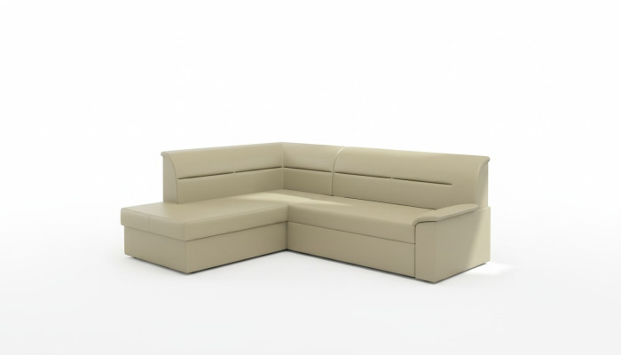 Ontwerp hoekbank Elano L-vorm slaapfunctie bank leder textiel sofa's
