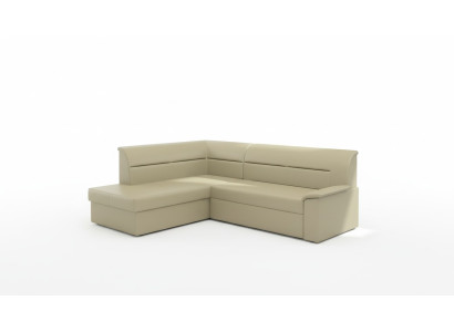 Ontwerp hoekbank Elano L-vorm slaapfunctie bank leder textiel sofa's