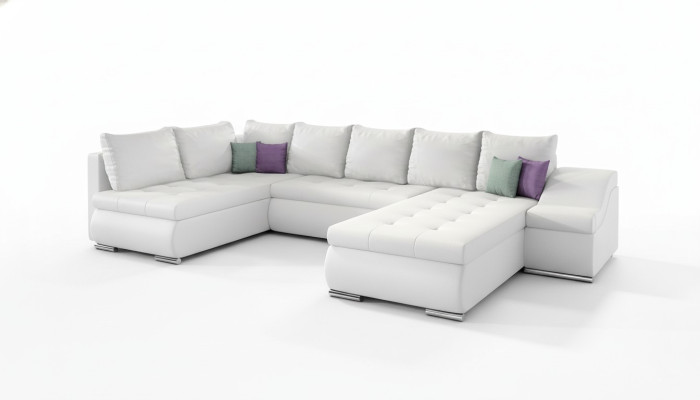 XXL grote woonlandschap bankstel bekleding hoekbank sofa banken banken textiel garnituur