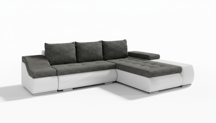 Ontwerp hoekbank slaapbank bedfunctie bank leer textiel stoffering banken nieuw 8850