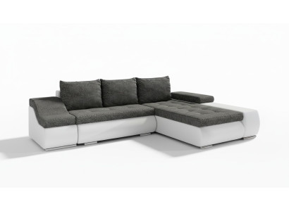 Ontwerp hoekbank slaapbank bedfunctie bank leer textiel stoffering banken nieuw 8850