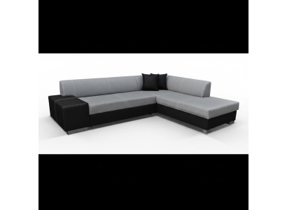Ontwerp hoekbank slaapbank bedfunctie bank leer textiel bekleding sofa's nieuw 8984