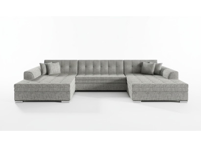 Ontwerp hoekbank slaapbank met bedfunctie bank van leer bekleding textiel banken nieuw 1070