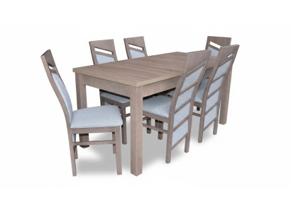 Eetkamer set tafel + 6 stoelen Stoel set Eethoeken Tafels Eetgroep