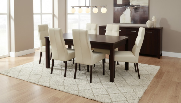 Eetkamertafel + 6 stoelen set stoel set eetgroepen tafels.