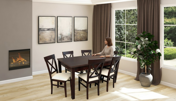 Ontwerp eetkamerset stoelenset eetkamer tafels houten tafel
