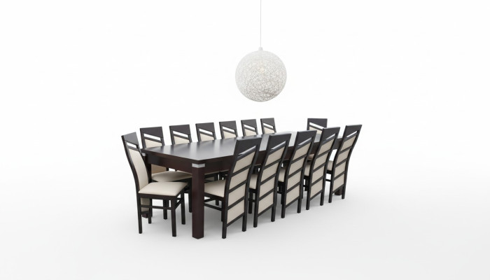 Ontwerp eetkamerset stoelenset tafel + 12 stoelen eetkamermeubels