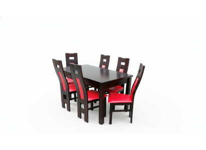 Ontwerp eetkamerset met stoelenset tafel + 6 stoelen Eetkamermeubels Tafels
